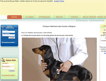 Tablet Screenshot of clinique-veterinaire-des-acacias.fr